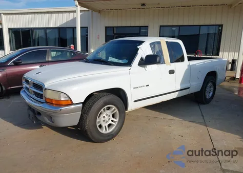 2001 Dodge Dakota Slt/Sport из США, поврежденный, VIN 1B7GL22X01S224743